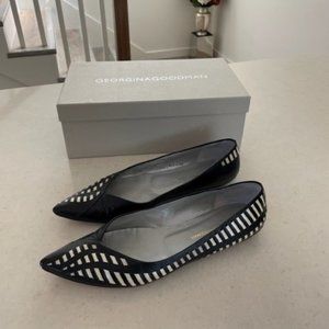 Georgina Goodman Black/Cream Flats. 41 EU